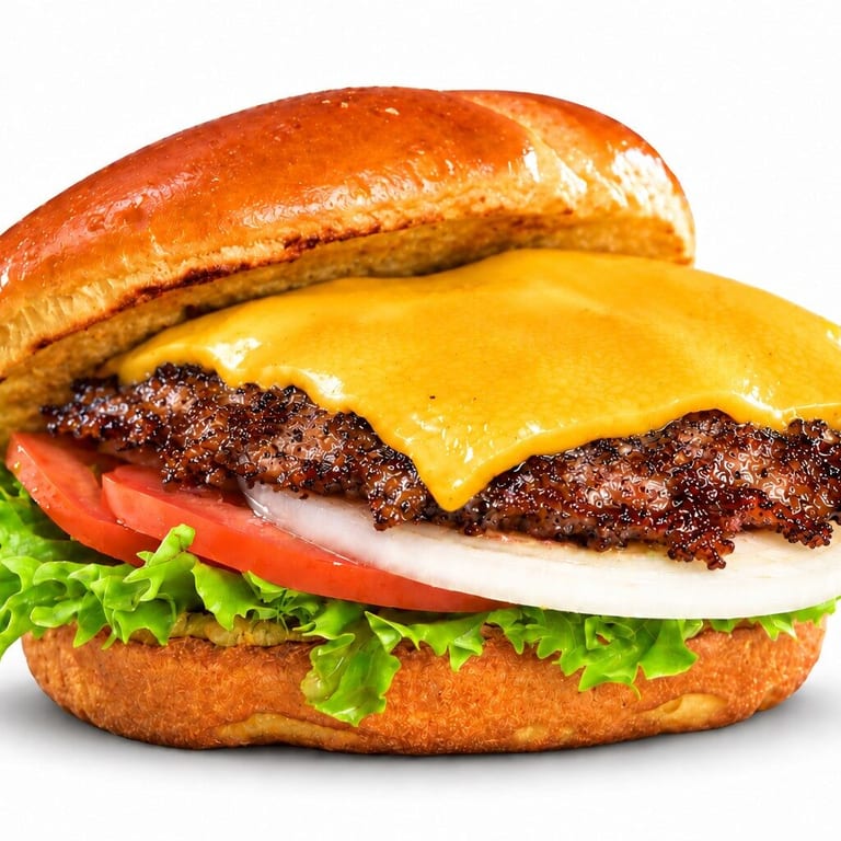 Indulge in Our Cheeseburger