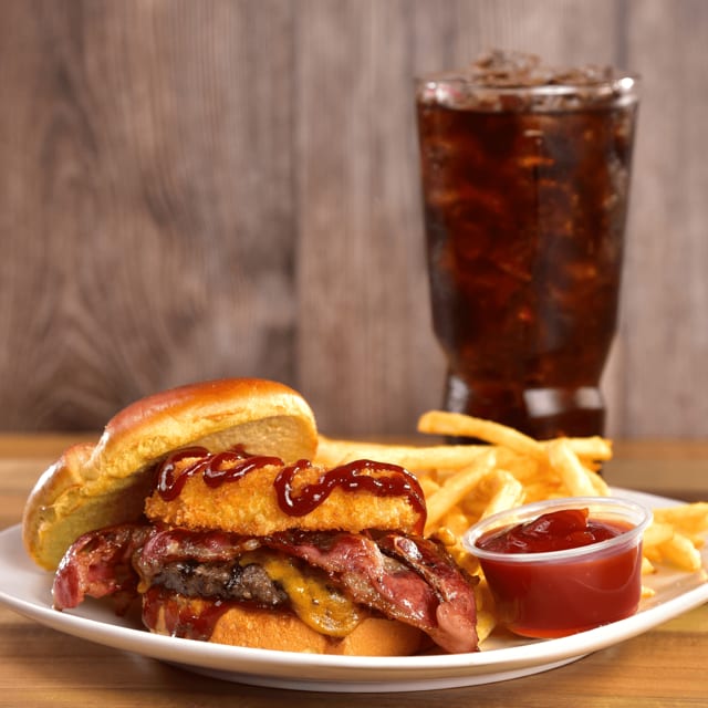 Western Bacon Cheeseburger Meal.