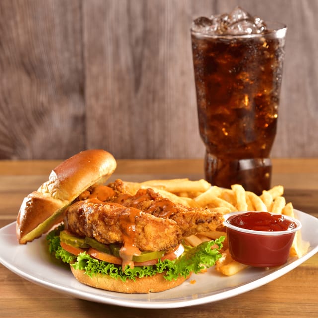 Crispy Chicken Sandwich Meal.