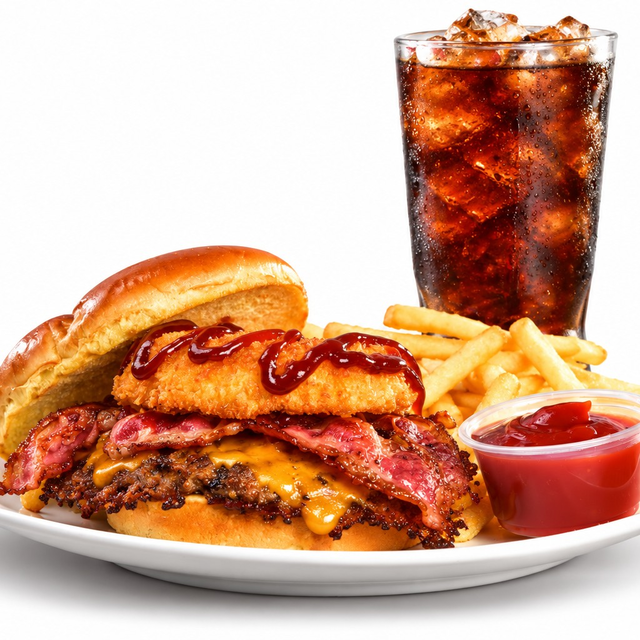 Western Bacon Cheeseburger Meal.