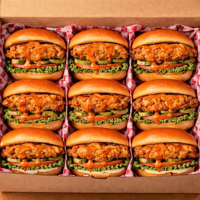 Crispy Chicken Sandwich x9.