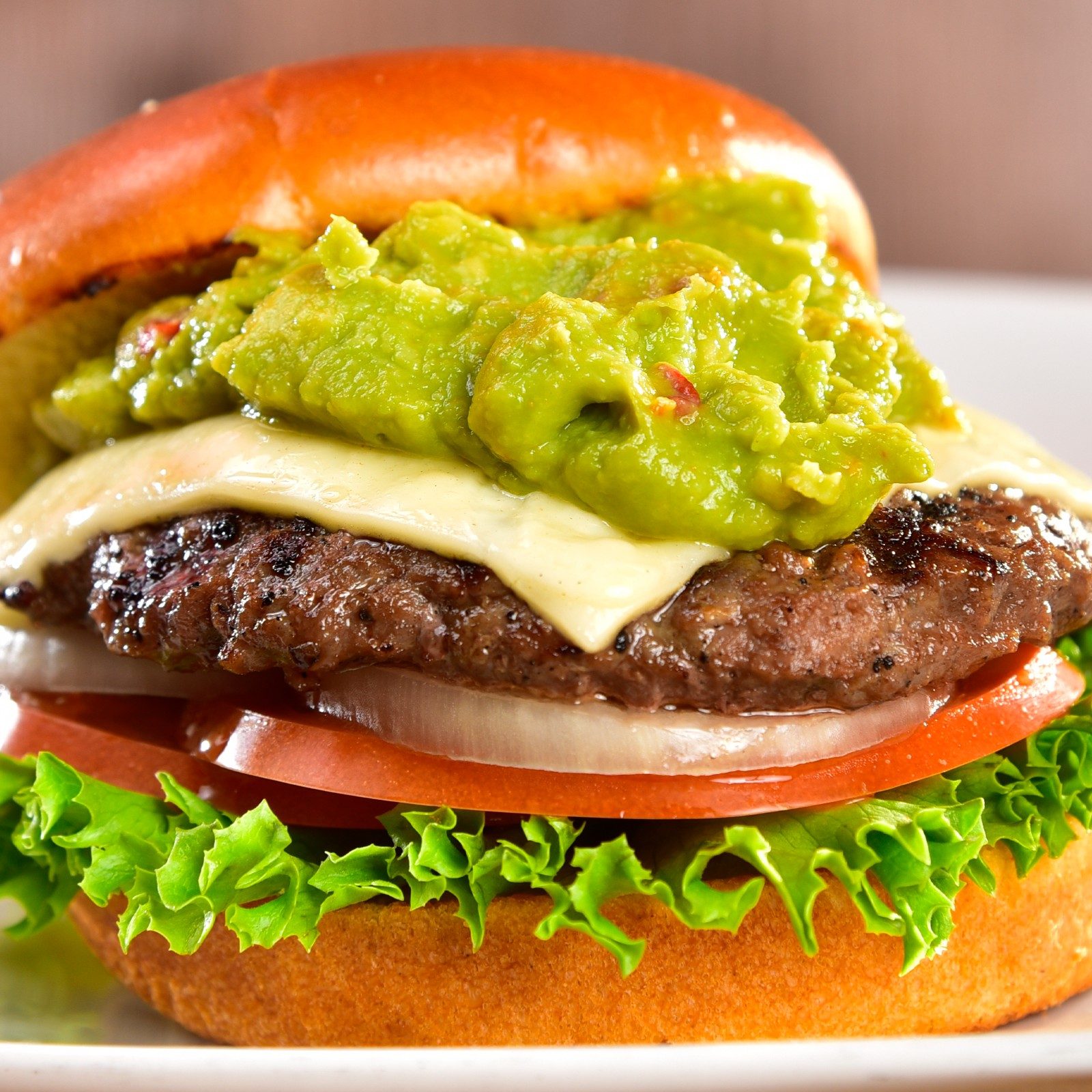 Guacamole Swiss Burger.