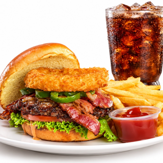 Fred's Super Burger Meal