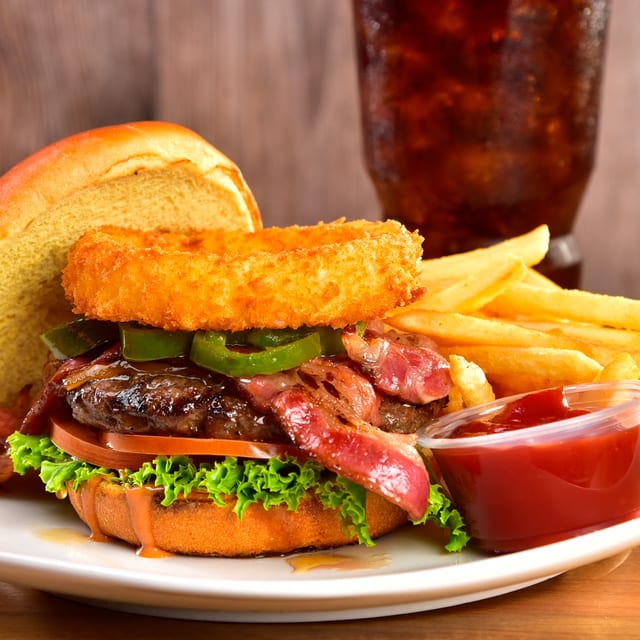 Fred's Super Burger Meal.