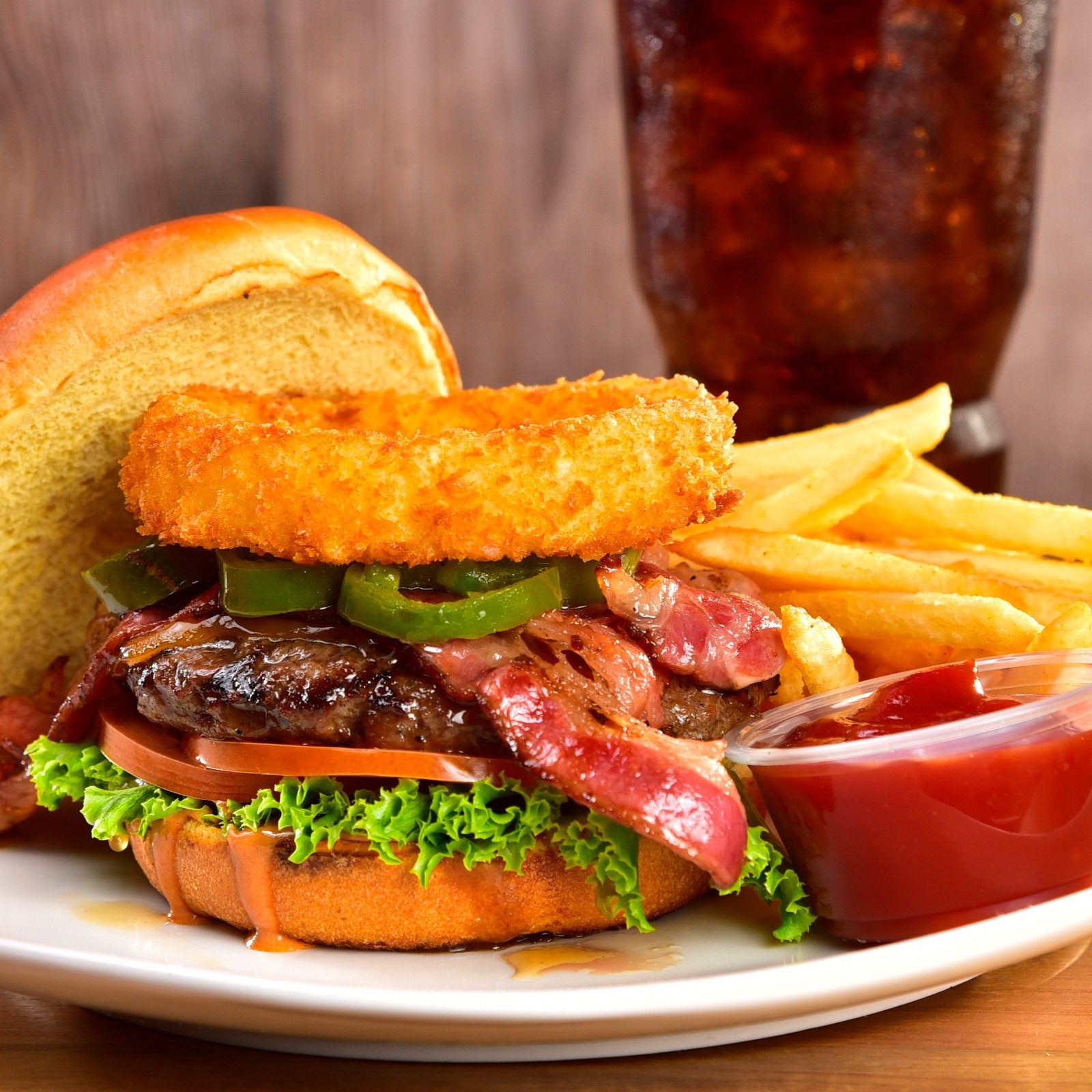 8. Fred's Super Burger Meal.