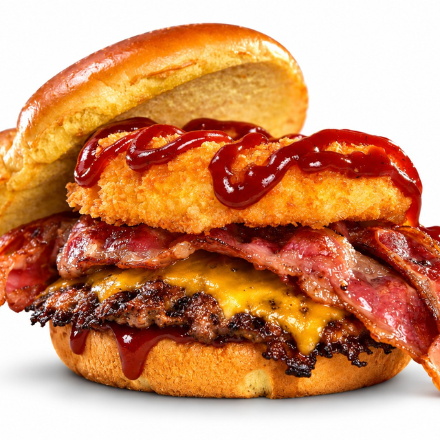 Western Bacon Cheeseburger.