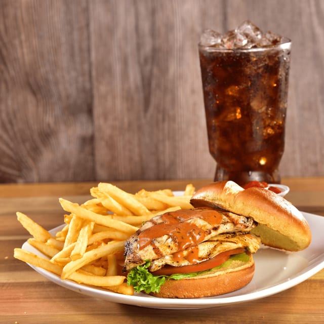 Grilled Chicken Sandwich Meal.